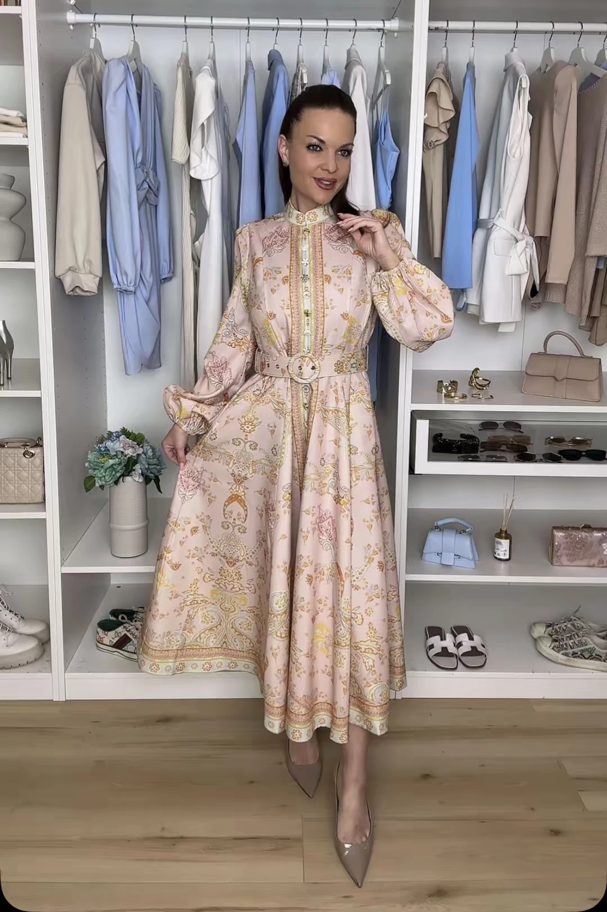 Exclusive len hatású ruha